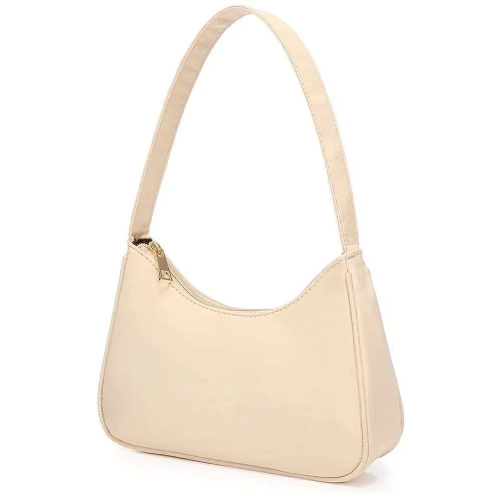Tan Nylon Shoulder Bag 